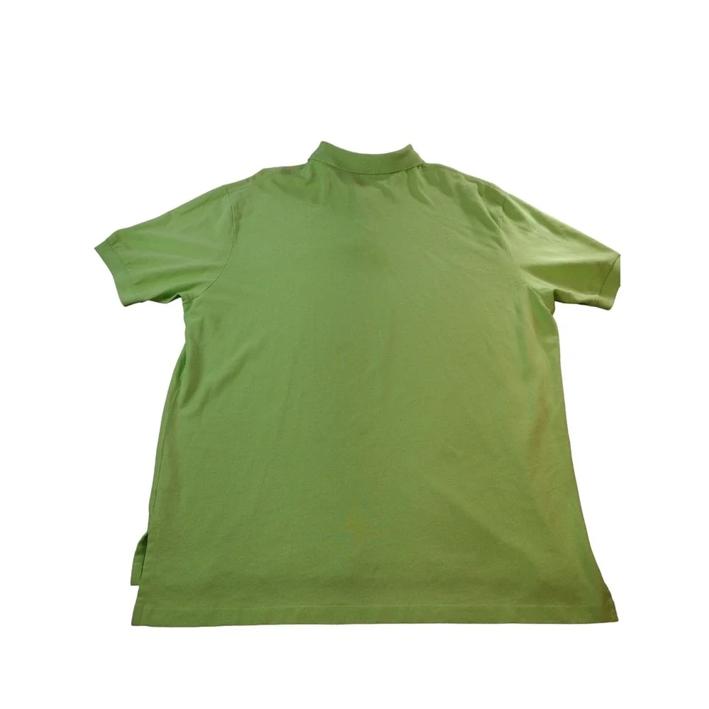 Polo Ralph Lauren Shirt Mens XXL Lime Green Short Sleeve Casual Preppy Golf Pony